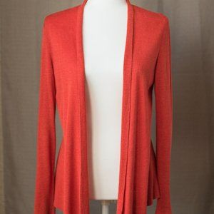 Eileen Fisher 100% Linen Boxy Open Front Cardigan
